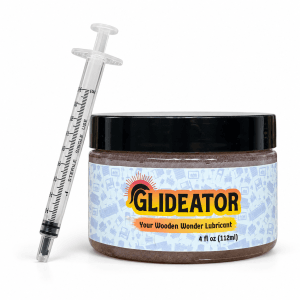 Glideator Starter Kit with a 4 ounce jar and clear Glide Injector